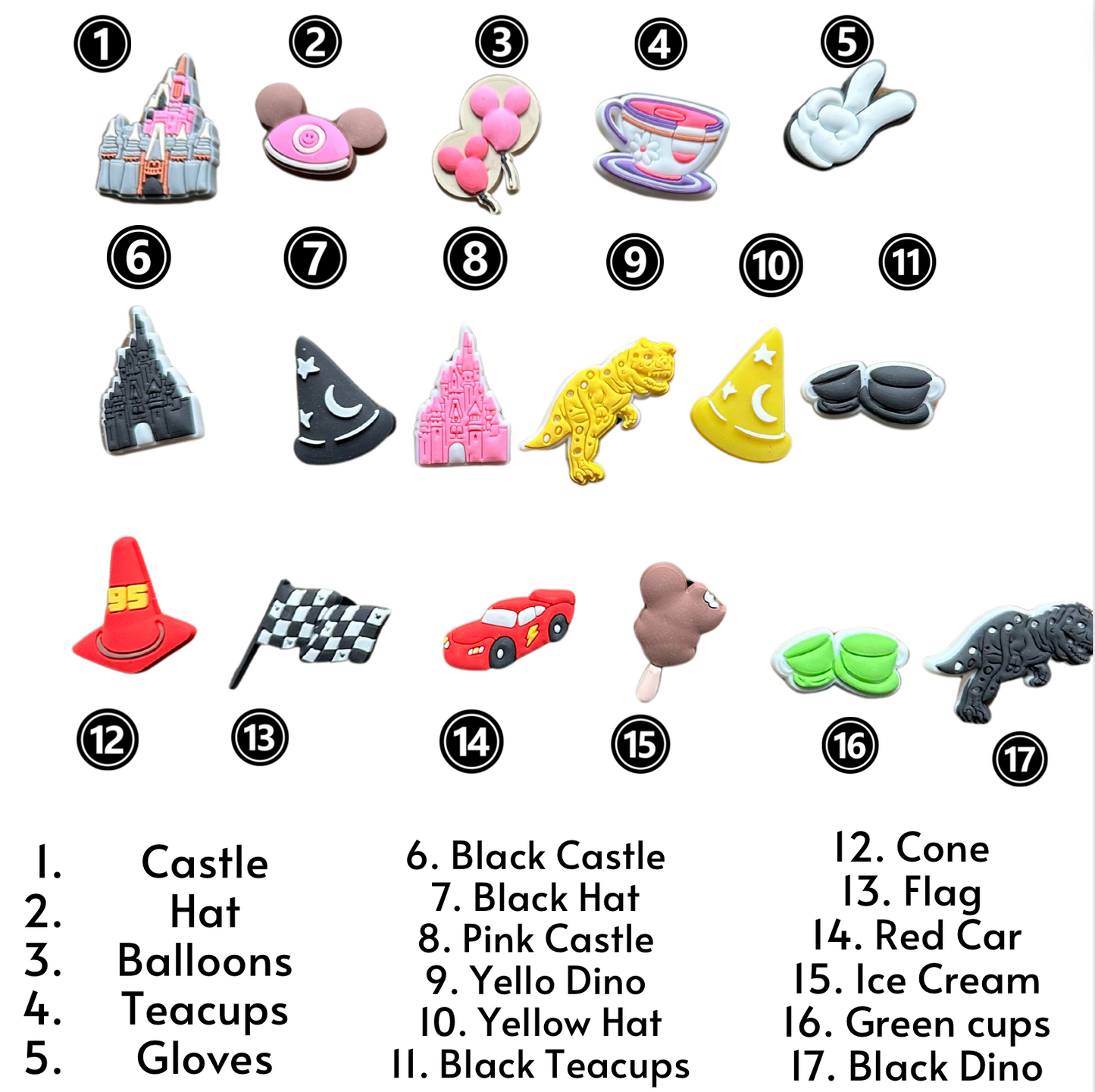 Park Hopper Charms
