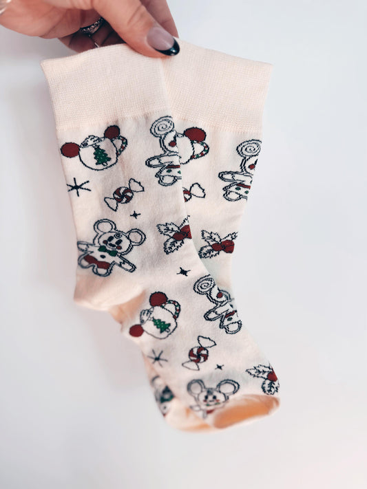 Christmas Gingerbread Socks