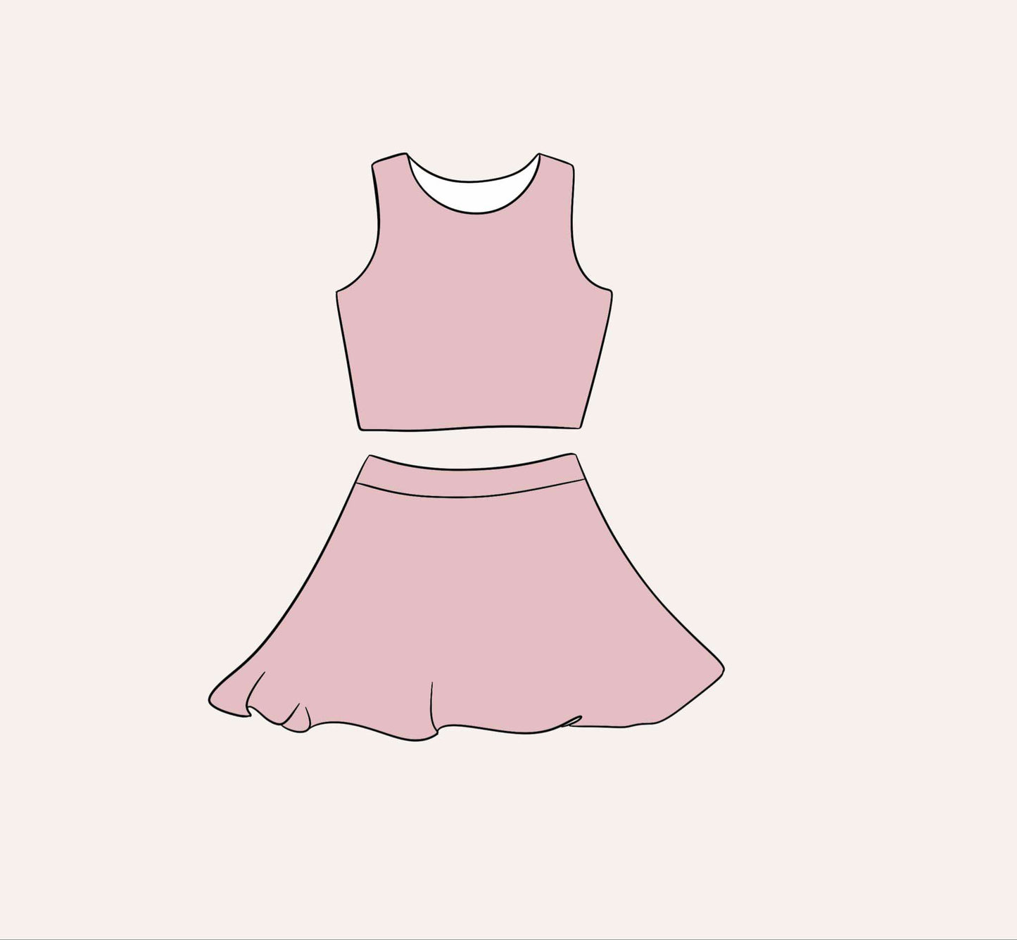 KIDS Athletic Tank SET Summer Prints [PREORDER: PLEASE READ PRODUCT DESCRIPTION]