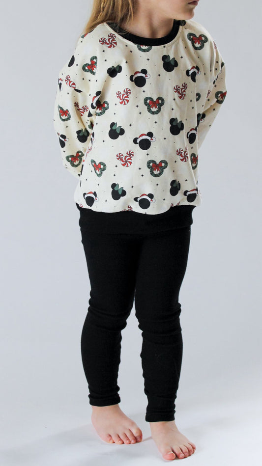 MOUSE HEAD 2 PIECE SET (COTTON + LEGGINGS)