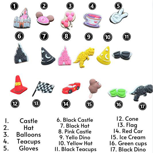 Park Hopper Charms